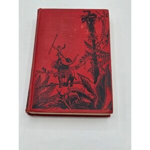 Tarzan the Untamed Hardcover Book Edgar Rice Burroughs Grosset & Dunlap‎ Red